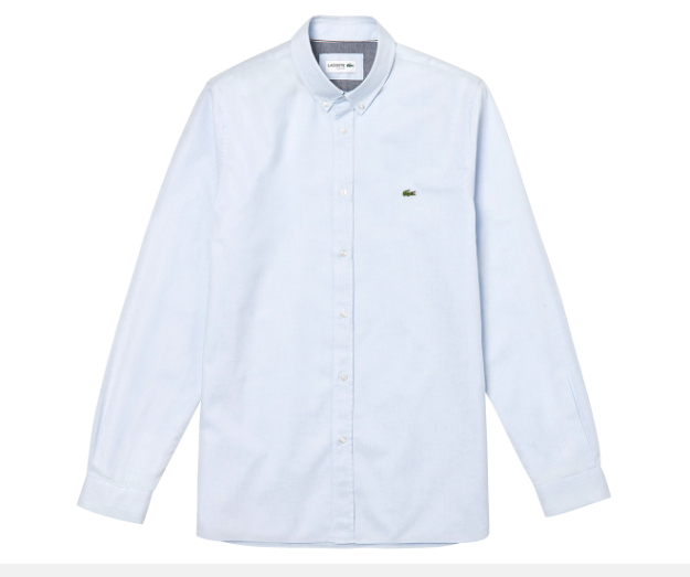 Áo Lacoste Men's Long Sleeve Jacquard Dot Slim Fit Shirt - Hemisphere