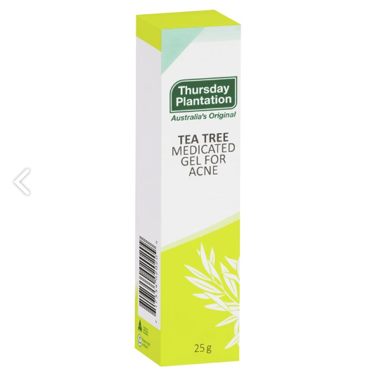 Gel trị mụn tinh dầu tràm Thursday Plantation Tea Tree Medicated Gel For Acne 25g