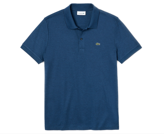 Áo Lacoste Men's Classic Stripe Interlock Polo Shirt - Navy Blue