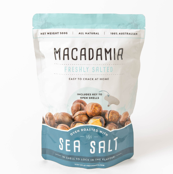 Sea Salt Macadamias 500g