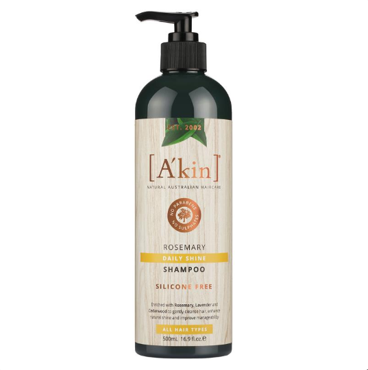 Dầu Gội Chiết Xuất Tinh Chất Cây Hương Thảo A'kin Rosemary Daily Shine Shampoo 500ml