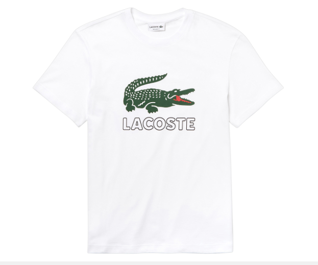 Áo Lacoste Men's Croc Tee / T-Shirt / Tshirt - White