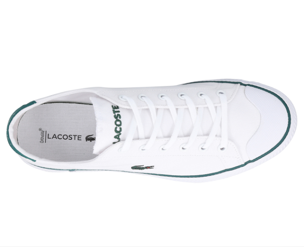Giày Lacoste Women's Gripshot 120 2 CFA Canvas Sneakers - White/Green