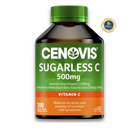 Viên nhai Vitamin C Cenovis Vitamin C 500mg Sugarless Chewable 300 viên