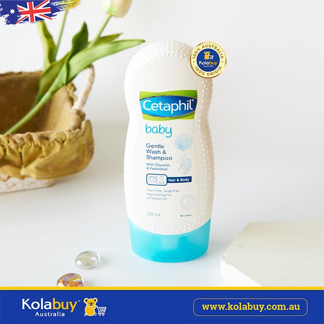 Sữa tắm gội cho bé của Úc Cetaphil Baby Gentle Wash and Shampoo 230ml