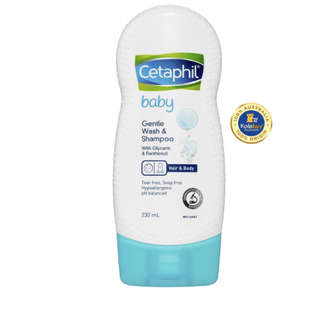 Sữa tắm gội cho bé của Úc Cetaphil Baby Gentle Wash and Shampoo 230ml