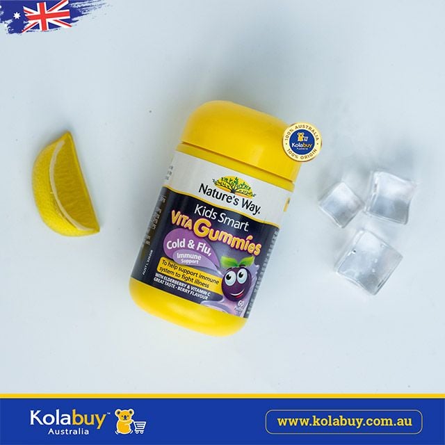 Kẹo dẻo Tăng đề kháng Nature's Way Kids Smart Vita Gummies Immune Defence 60 viên