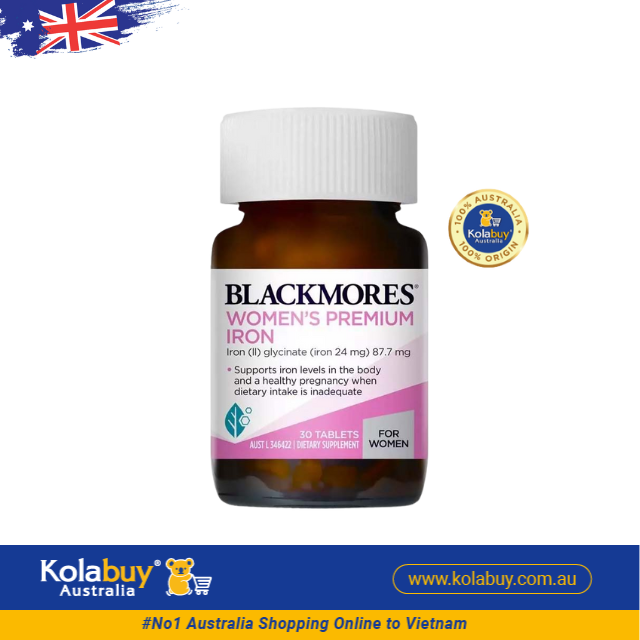 [Special Set] Chăm sóc mẹ bầu Úc Sắt bầu Blackmores & DHA Bio Island & Canxi bầu Ostelin (Discount đến 30%)