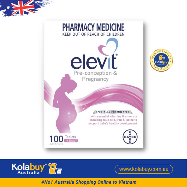 [Special Set] Bộ tứ bầu Úc Elevit & DHA Bio Island & Canxi bầu Ostelin & Sắt Blackmores (Discount đến 30%)