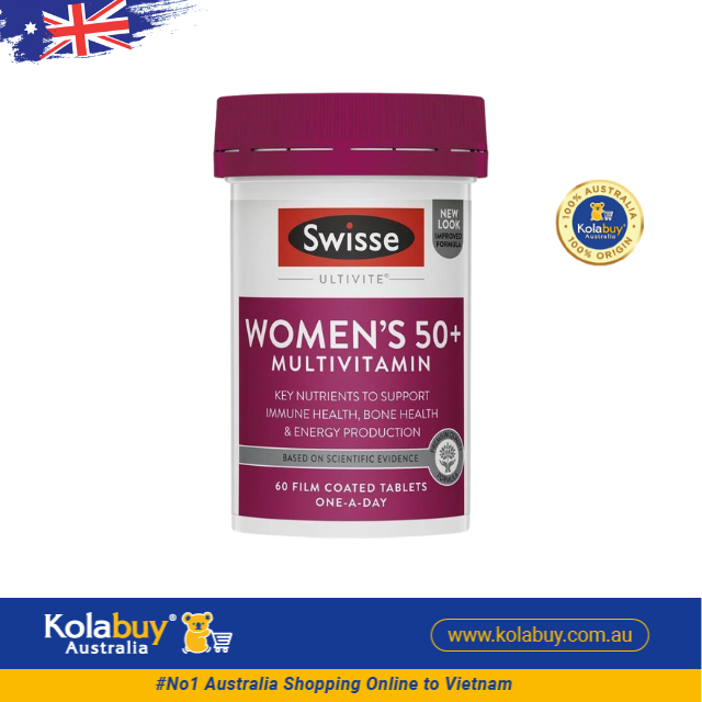 [Special Set] Chăm sóc sức khoẻ phụ nữ cao tuổi Swisse Women Ultivite 50+ & Sụn cá mập Healthy care (Discount đến 30%)
