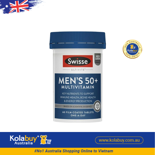 [Special Set] Chăm sóc sức khoẻ nam giới cao tuổi Swisse Men Ultivite 50+ & Sụn cá mập Healthy care (Discount đến 30%)