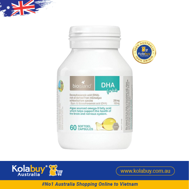 [Special Set] Phát triển toàn diện cho bé của Úc DHA 60v Bio Island & Canxi 90v Bio Island (Discount đến 30%)