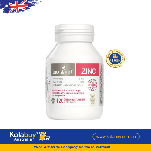 [Special Set] Phát triển toàn diện cho bé của Úc Kẽm ZinC Bio Island & Canxi Bio Island & Lysine Bio Island (Discount đến 30%)