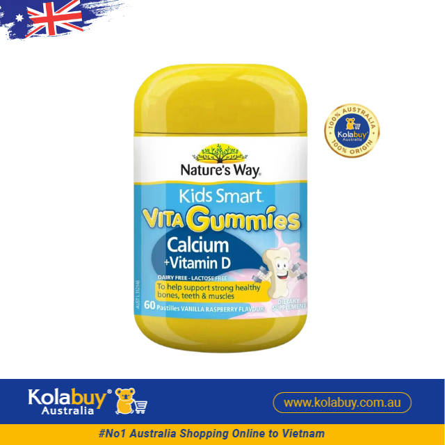 [Special Set] Phát triển toàn diện cho bé của Úc Sắt Iron melts & Kẹo Gummies Vitamin C + Kẽm & Kẹo Gummies Canxi của Nature's Way(Discount đến 30%)