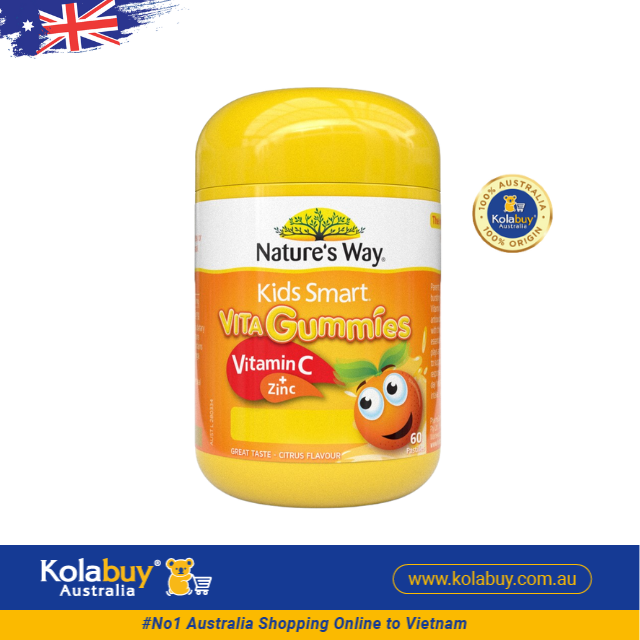 [Special Set] Phát triển toàn diện cho bé của Úc Sắt ngậm Iron Melts & Kẹo dẻo Gummies Kẽm Nature's Way & Vitamin C Nature's Way (Discount đến 30%)