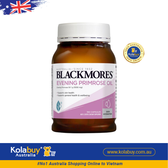 [Special Set] Chăm sóc sức khỏe sau sinh và làm đẹp Hoa anh thảo Blackmores & Da, móng, tóc Blackmores & Chống rạn da Bio oil 60ml (Discount đến 30%)