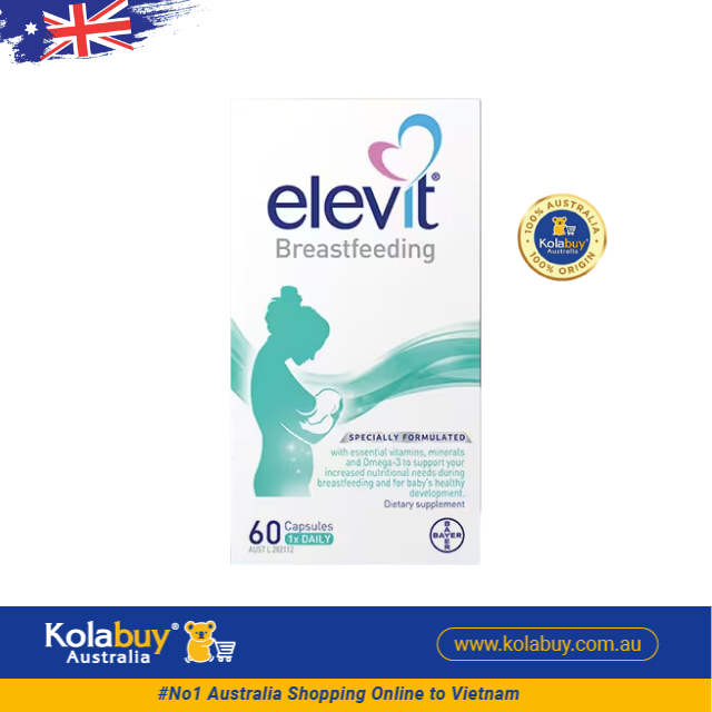 [Special Set] Chăm sóc sức khỏe sau sinh và làm đẹp Elevit 60v & Hoa anh thảo Blackmores 190v (Discount đến 30%)