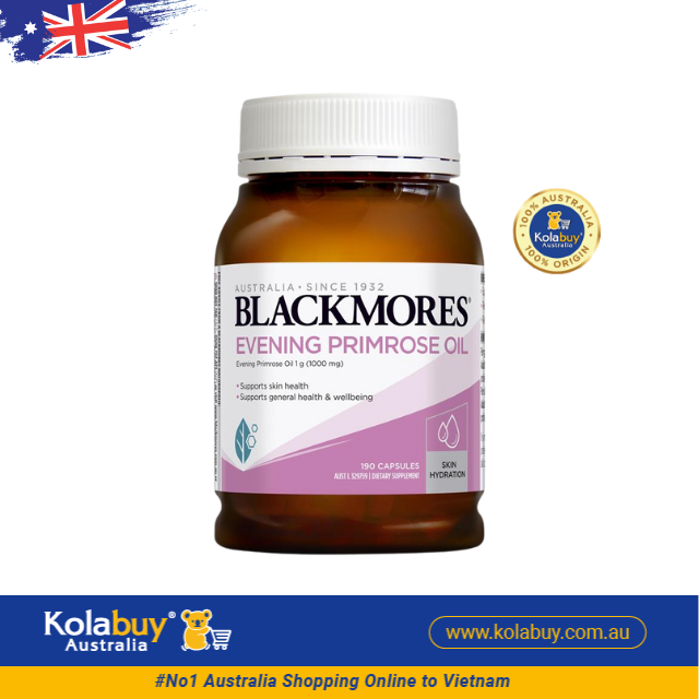 [Special Set] Chăm sóc sức khỏe sau sinh và làm đẹp của Blackmores Tinh dầu Hoa anh thảo & Da, móng, tóc 60v (Discount đến 30%)