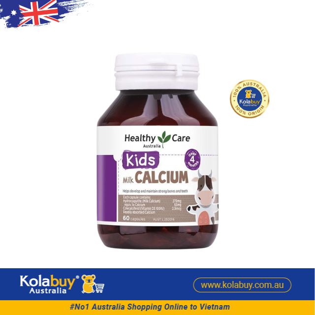[Special Set] Phát triển toàn diện cho bé của Úc DHA 60v Healthy care & Canxi 60v Healthy care (Discount đến 30%)
