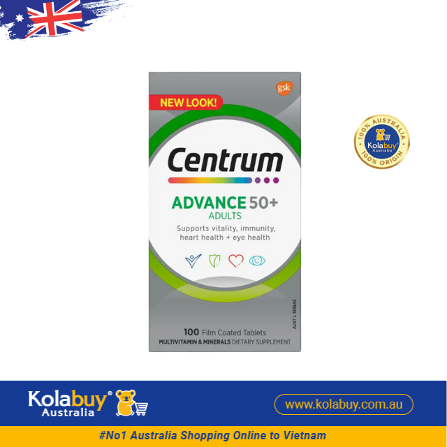 [Special Set] Chăm sóc sức khoẻ người cao tuổi Sụn cá mập Healthy care & Centrum Advance 50+ (Discount đến 30%)