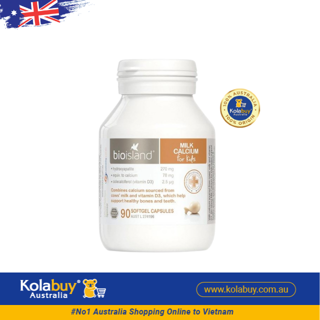 [Special Set] Phát triển toàn diện cho bé của Bio Island Úc Kẽm ZinC & DHA & Canxi & Lysine viên (Discount đến 30%)