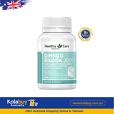 [Special Set] Tăng cường sức khỏe của Úc Bổ não Ginkgo Healthy Care 100v & Bổ xương khớp Glucosamine Blackmores 180v (Discount đến 30%)