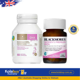 [Special Set] Chăm sóc mẹ bầu Úc Sắt Blackmores & DHA Bio Island (Discount đến 30%)