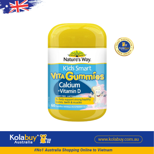 [Special Set] Phát triển toàn diện cho bé của Úc Gummies Kẽm Nature's Way & Vitamin C Nature's Way & Gummies Canxi Nature's Way (Discount đến 30%)