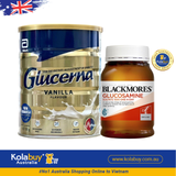 [Special Set] Chăm sóc sức khoẻ người cao tuổi Sữa tiểu đường Glucerna & Xương khớp Glucosamine Blackmores (Discount đến 30%)