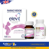 [Special Set] Chăm sóc mẹ bầu Úc Elevit & DHA Bio Island & Sắt Blackmores (Discount đến 30%)