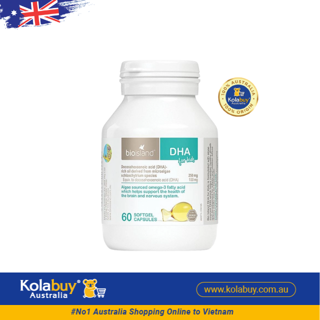 [Special Set] Phát triển toàn diện cho bé của Bio Island Úc Kẽm ZinC & DHA & Canxi & Lysine viên (Discount đến 30%)