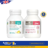 [Special Set] Phát triển toàn diện cho bé của Úc Kẽm 120v Bio Island & DHA 60v Bio Island (Discount đến 30%)
