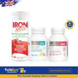 [Special Set] Phát triển toàn diện cho bé của Úc Kẽm Bio Island & DHA Bio Island & Sắt Iron Melts (Discount đến 30%)