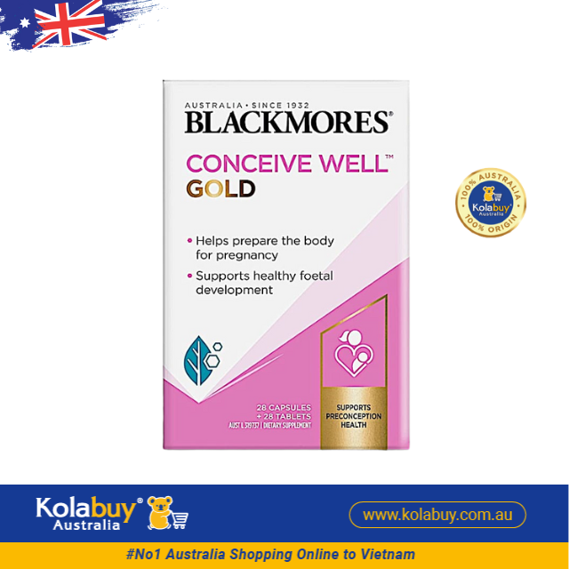 [Special Set] Chăm sóc sức khỏe trước sinh cho nữ Hoa anh thảo Blackmores & Bổ trứng Conceive Well 56v (Discount đến 30%)