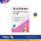[Special Set] Chăm sóc sức khỏe trước sinh cho nữ Hoa anh thảo Blackmores & Bổ trứng Conceive Well 56v (Discount đến 30%)