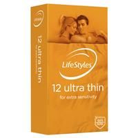 Ansell Lifestyles Condoms Ultra Thin 12 Pack