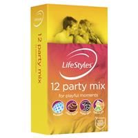 Ansell LifeStyles Condoms Party Mix 12 Pack