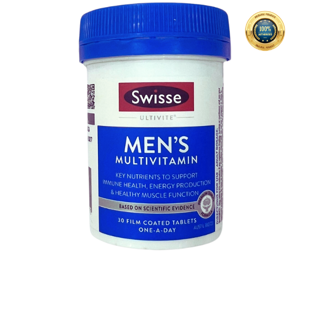 Viên uống Vitamin tổng hợp cho nam Swisse Men's Ultivite Multivitamin 30 viên