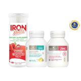 [Special Set] Phát triển toàn diện cho bé của Úc Kẽm Bio Island & DHA Bio Island & Sắt Iron Melts (Discount đến 30%)