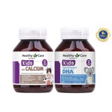[Special Set] Phát triển toàn diện cho bé của Úc DHA 60v Healthy care & Canxi 60v Healthy care (Discount đến 30%)
