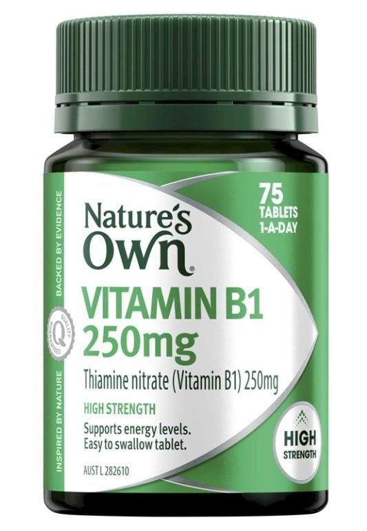 Nature's Own Vitamin B1 250mg - Vitamin B - 75 Tablets