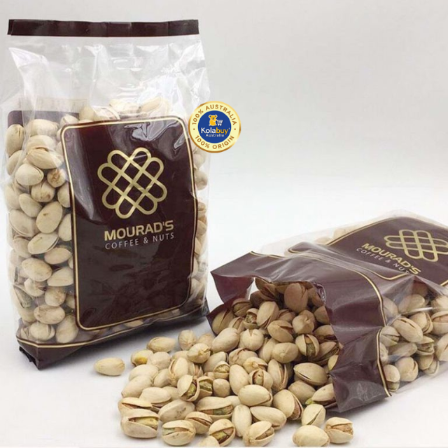 Hạt dẻ cười cao cấp của Úc Mourad's Pistachio Roasted 500g