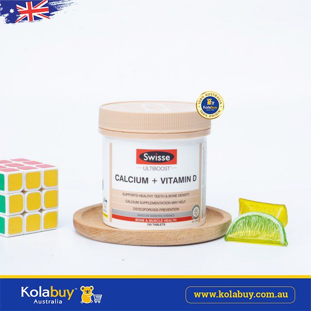Viên uống chống loãng xương bổ sung Canxi Swisse Ultiboost Calcium + Vitamin D 150 Viên