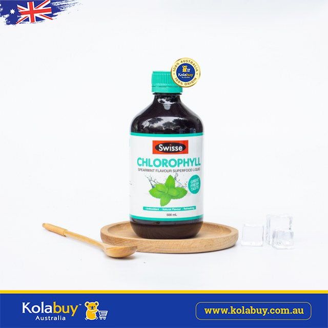 Nước diệp lục vị bạc hà Swisse Chlorophyll Spearmint 500ml