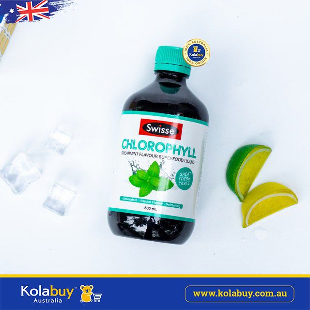 Nước diệp lục vị bạc hà Swisse Chlorophyll Spearmint 500ml