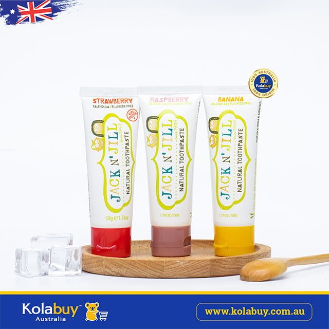 Kem đánh răng cho bé Jack N Jill Natural Toothpaste 50g