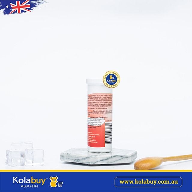 Viên ngậm Bổ sung Sắt vị dâu Iron Melts 50 viên