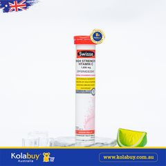 Viên sủi cung cấp Vitamin C Swisse Ultiboost High Strength Vitamin C 20 viên