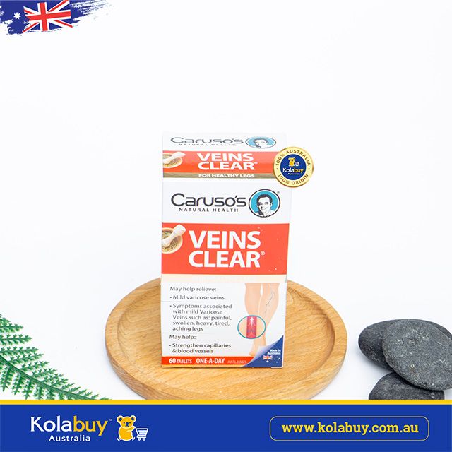 Thuốc trị suy giãn tĩnh mạch Caruso’s Veins Clear 60 viên