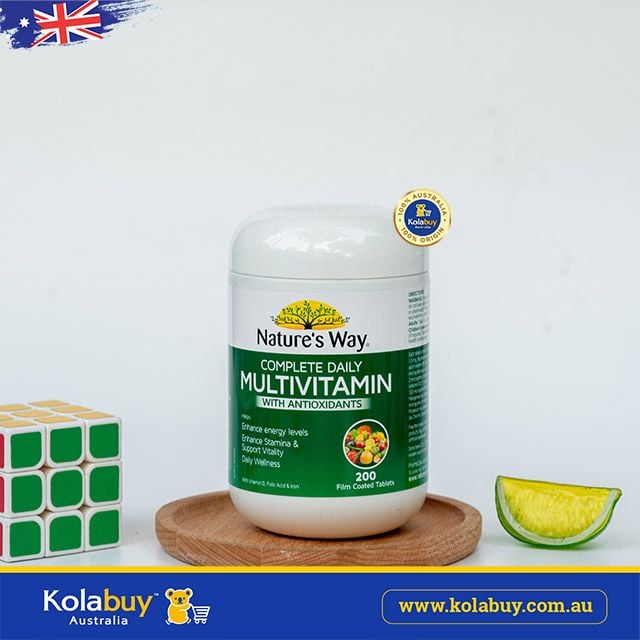 Viên uống Vitamin tổng hợp Nature’s Way Complete Daily Multivitamin 200 viên